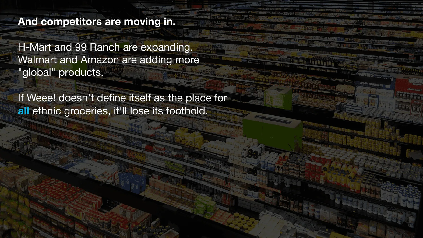 Weee! brand strategy deck — slide 20