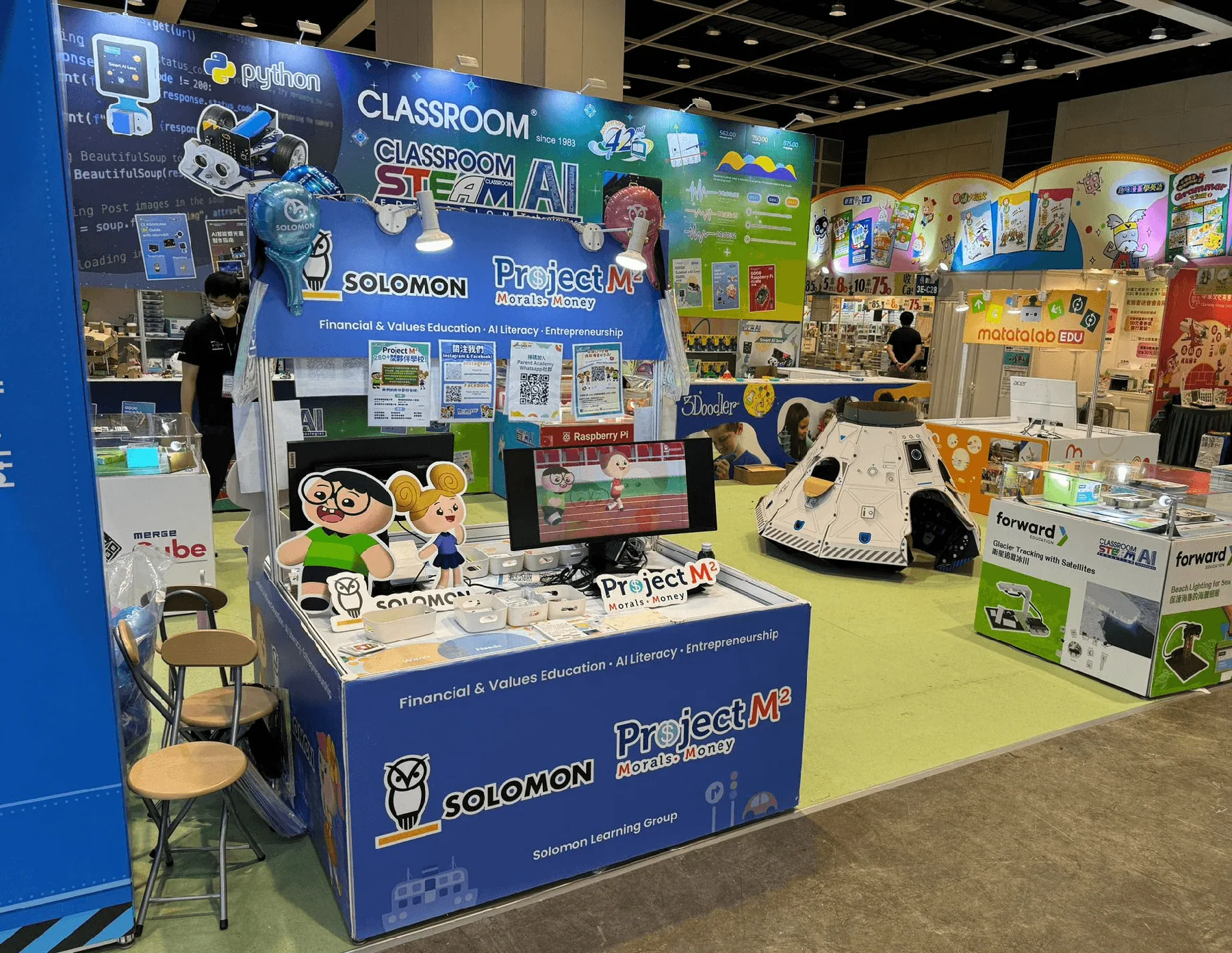 Book Fair booth