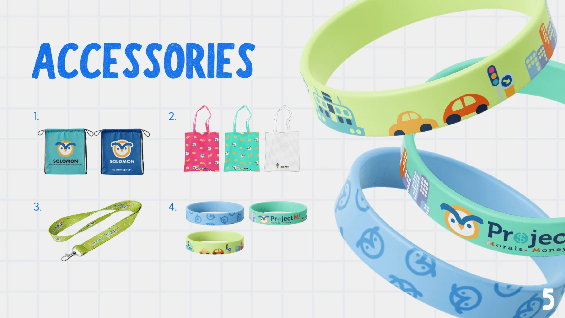 Accessories: lanyards and wristbands