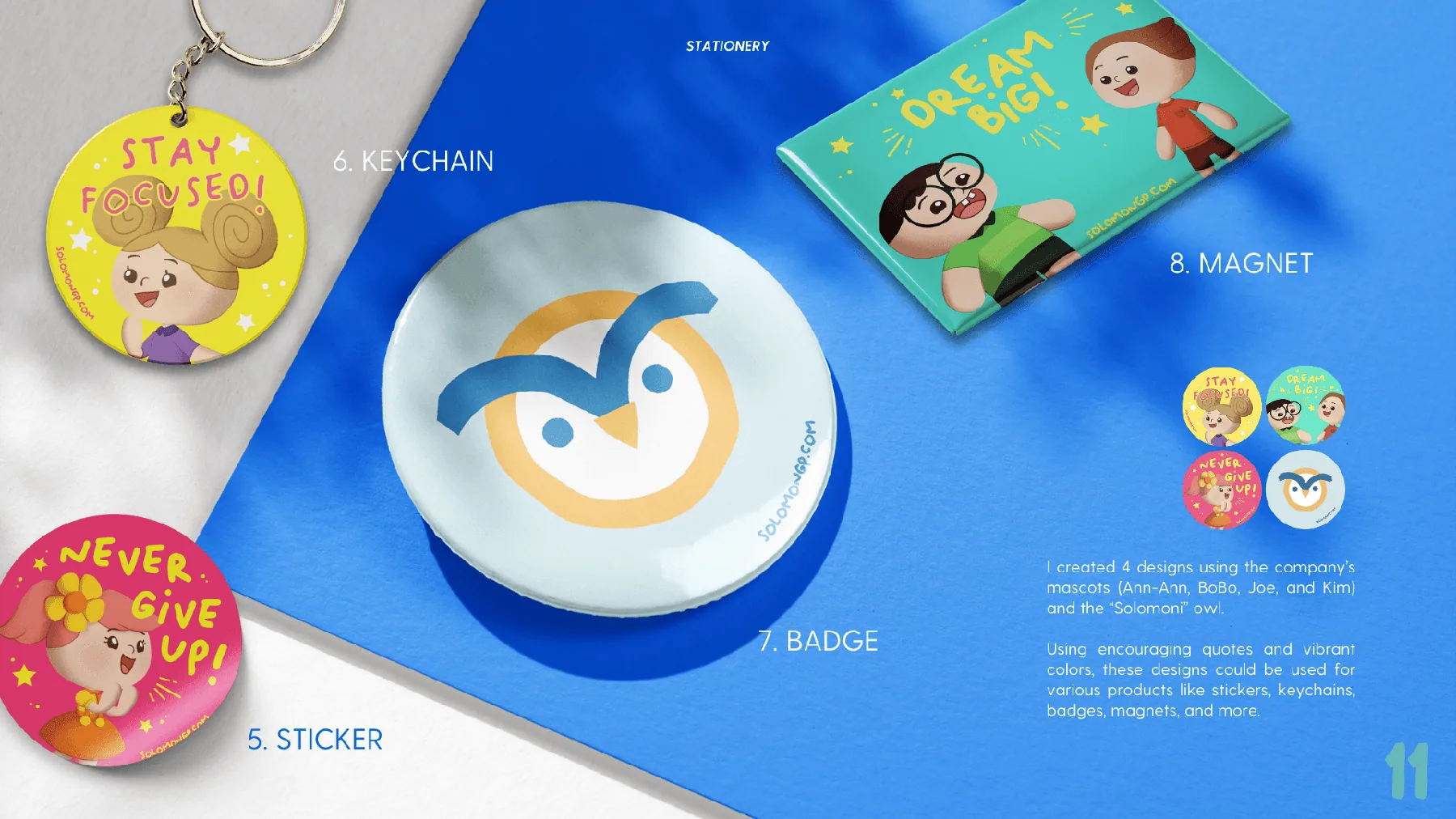 Badges and coasters