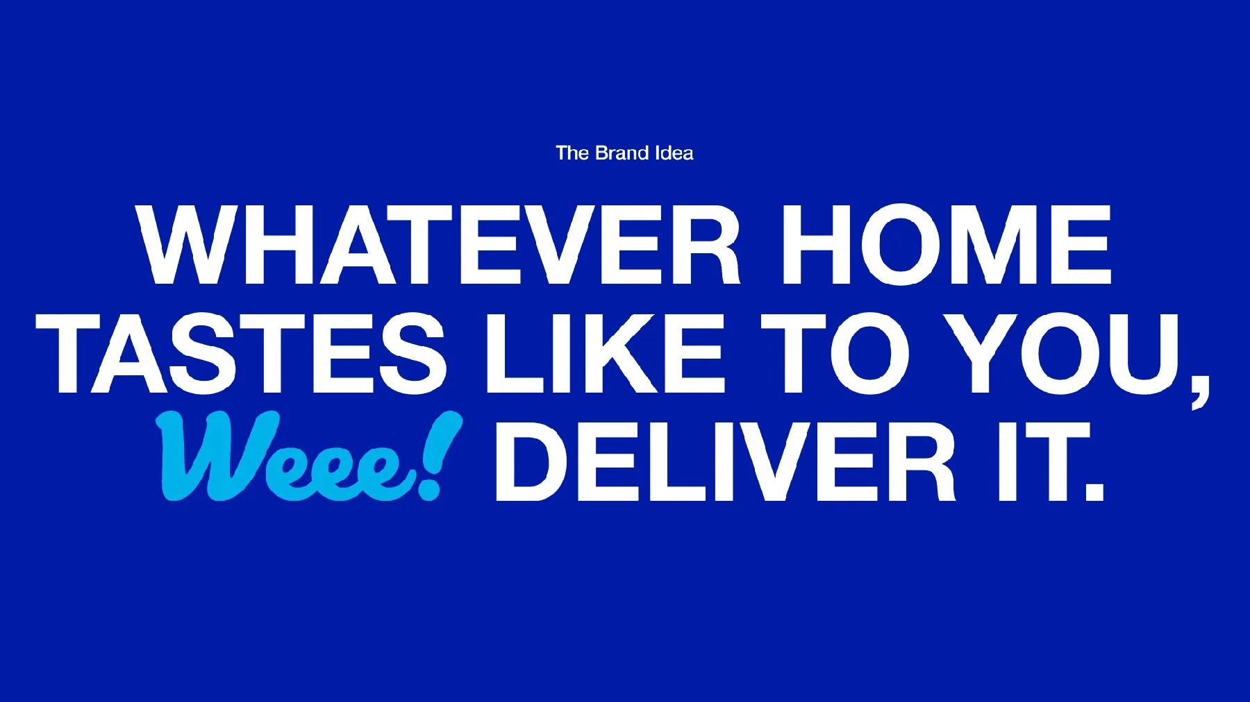 Weee! brand strategy deck — slide 23
